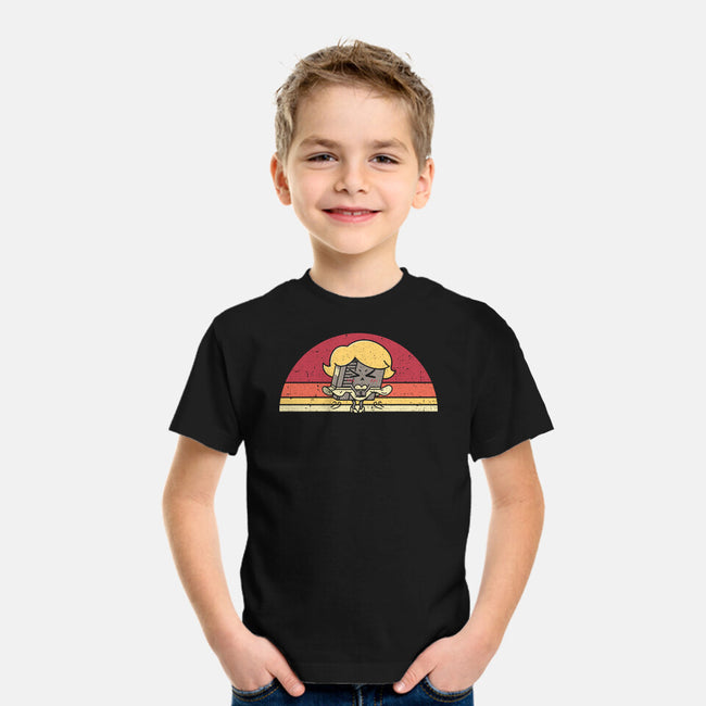 Retro Wind-Up Girl-Youth-Basic-Tee-rarpoint