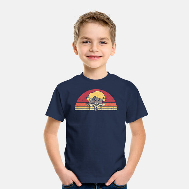 Retro Wind-Up Girl-Youth-Basic-Tee-rarpoint