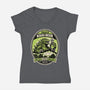 Giant Monster Beer-Womens-V-Neck-Tee-sachpica