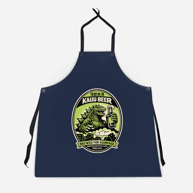 Giant Monster Beer-Unisex-Kitchen-Apron-sachpica