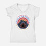 Defend The Castle-Womens-V-Neck-Tee-glitchygorilla