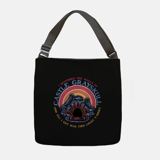 Defend The Castle-None-Adjustable Tote-Bag-glitchygorilla