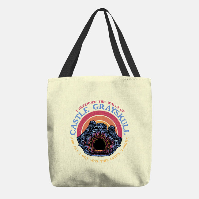 Defend The Castle-None-Basic Tote-Bag-glitchygorilla