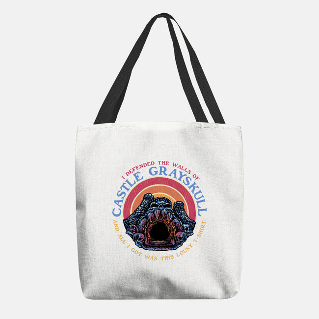 Defend The Castle-None-Basic Tote-Bag-glitchygorilla
