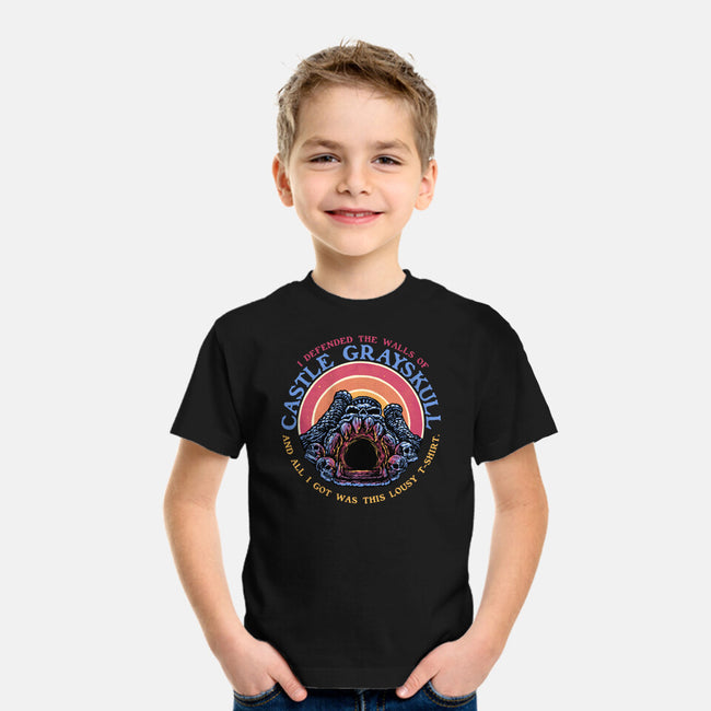 Defend The Castle-Youth-Basic-Tee-glitchygorilla
