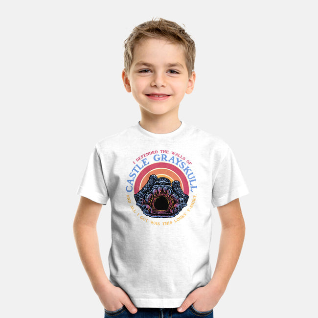 Defend The Castle-Youth-Basic-Tee-glitchygorilla