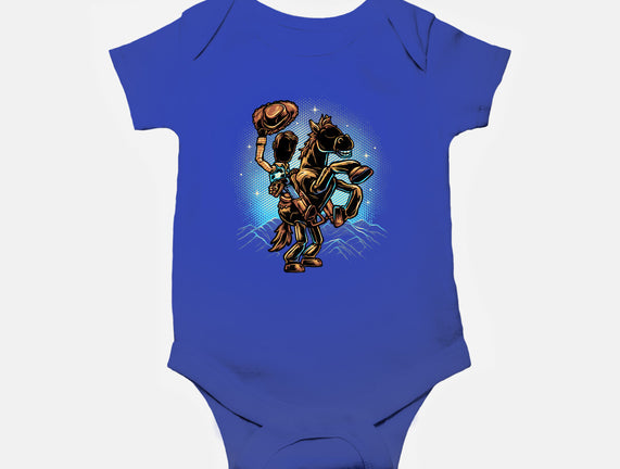 The Cowboy And His Noble Steed