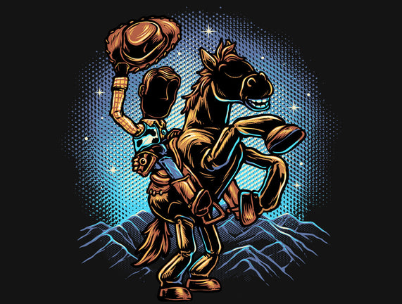 The Cowboy And His Noble Steed