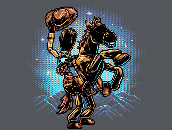 The Cowboy And His Noble Steed