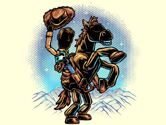 The Cowboy And His Noble Steed