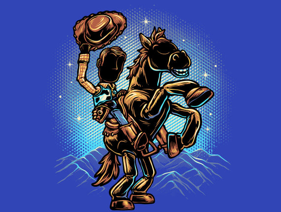 The Cowboy And His Noble Steed