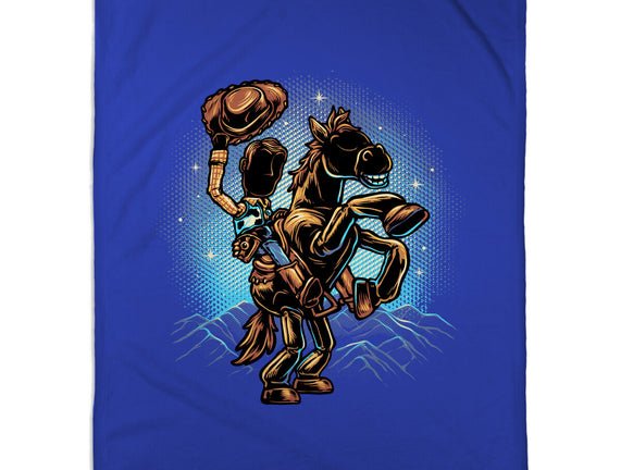 The Cowboy And His Noble Steed