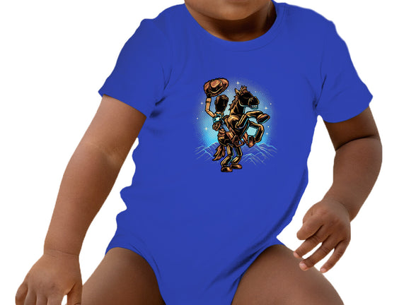 The Cowboy And His Noble Steed