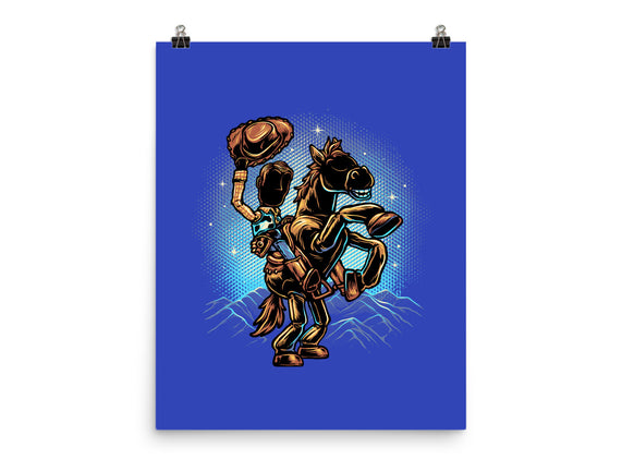 The Cowboy And His Noble Steed