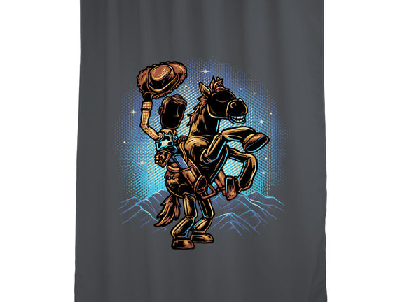 The Cowboy And His Noble Steed