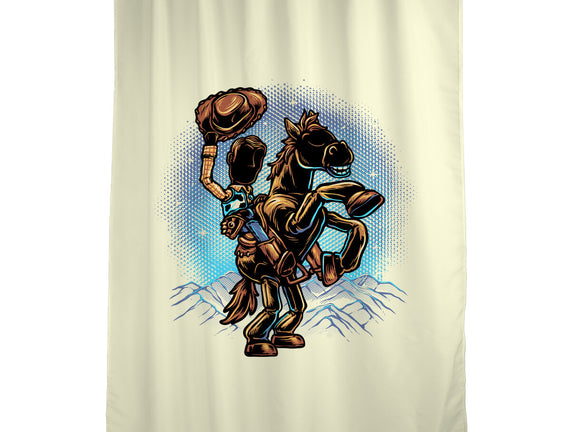 The Cowboy And His Noble Steed