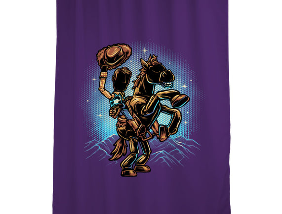 The Cowboy And His Noble Steed