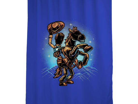 The Cowboy And His Noble Steed