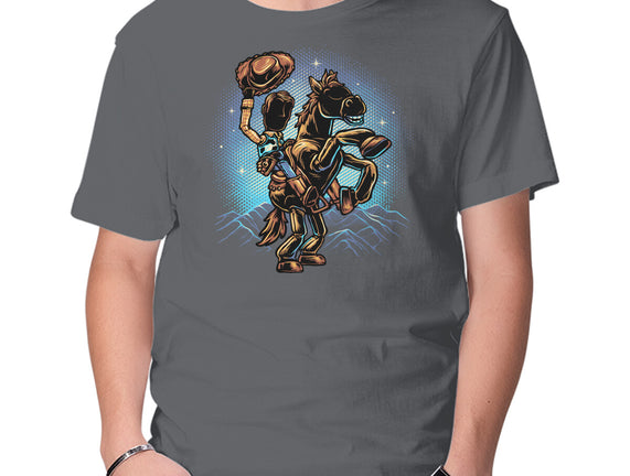 The Cowboy And His Noble Steed