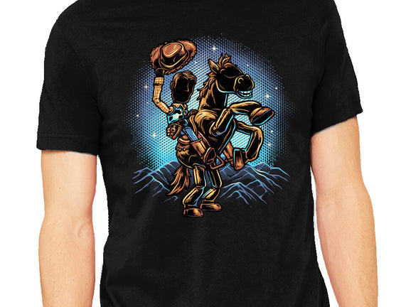 The Cowboy And His Noble Steed