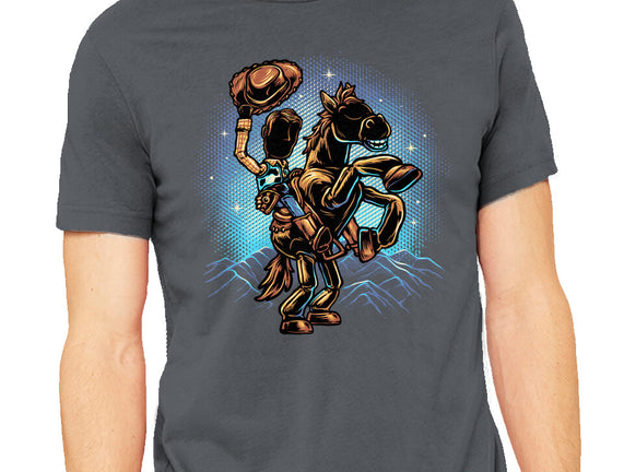 The Cowboy And His Noble Steed