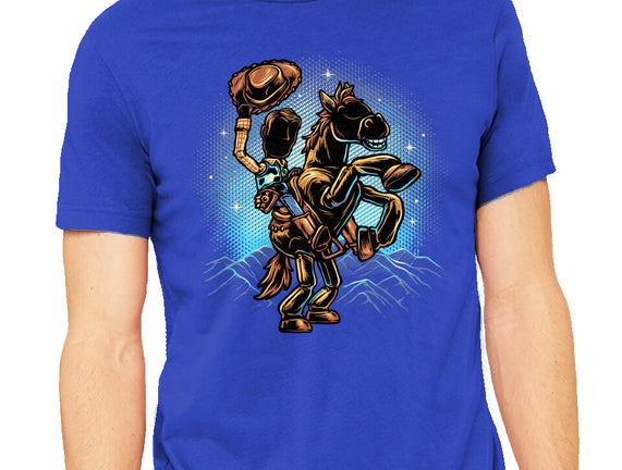 The Cowboy And His Noble Steed