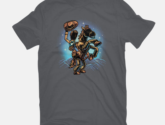 The Cowboy And His Noble Steed