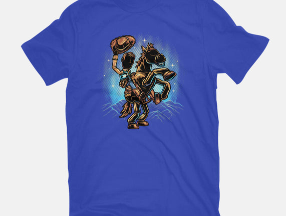 The Cowboy And His Noble Steed