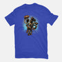 The Cowboy And His Noble Steed-Mens-Heavyweight-Tee-glitchygorilla