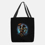 The Cowboy And His Noble Steed-None-Basic Tote-Bag-glitchygorilla