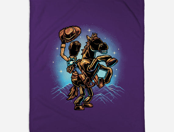 The Cowboy And His Noble Steed