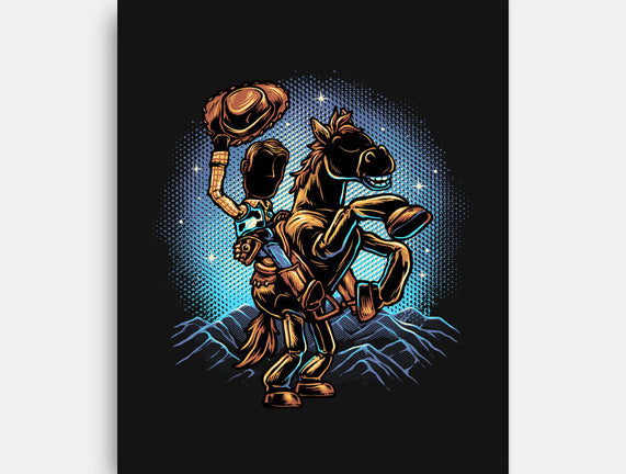 The Cowboy And His Noble Steed