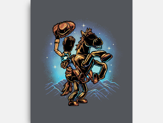 The Cowboy And His Noble Steed