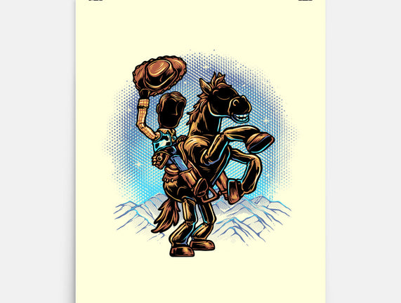 The Cowboy And His Noble Steed