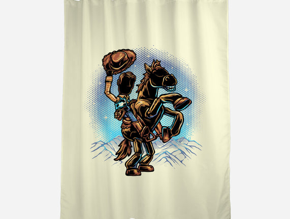 The Cowboy And His Noble Steed