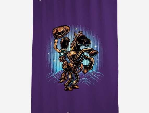 The Cowboy And His Noble Steed