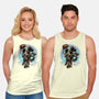 The Cowboy And His Noble Steed-Unisex-Basic-Tank-glitchygorilla