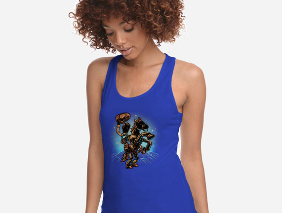 The Cowboy And His Noble Steed