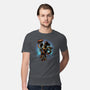 The Cowboy And His Noble Steed-Mens-Premium-Tee-glitchygorilla