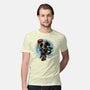 The Cowboy And His Noble Steed-Mens-Premium-Tee-glitchygorilla