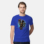 The Cowboy And His Noble Steed-Mens-Premium-Tee-glitchygorilla