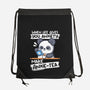Anxie-tea Panda-None-Drawstring-Bag-NemiMakeit