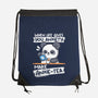 Anxie-tea Panda-None-Drawstring-Bag-NemiMakeit