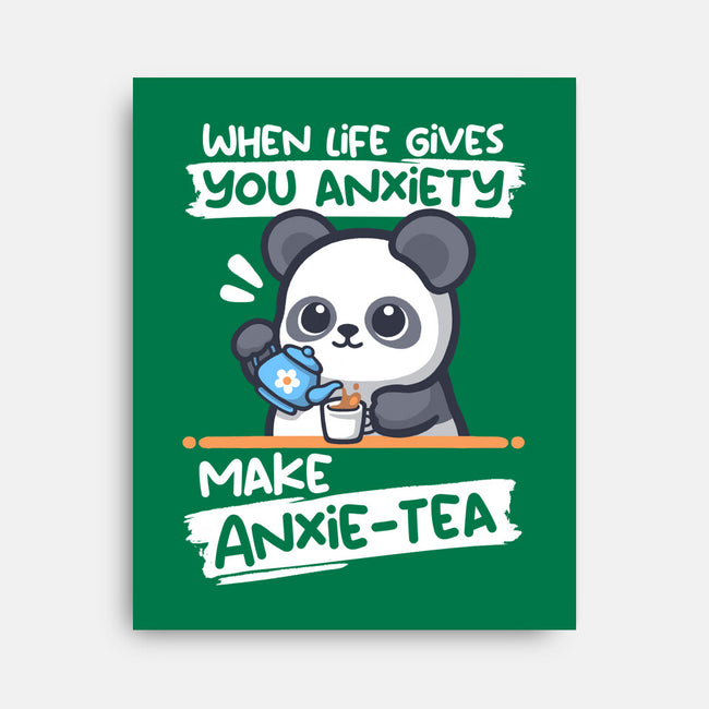 Anxie-tea Panda-None-Stretched-Canvas-NemiMakeit