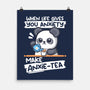 Anxie-tea Panda-None-Matte-Poster-NemiMakeit