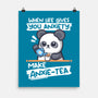 Anxie-tea Panda-None-Matte-Poster-NemiMakeit