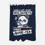 Anxie-tea Panda-None-Polyester-Shower Curtain-NemiMakeit