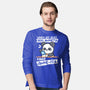Anxie-tea Panda-Mens-Long Sleeved-Tee-NemiMakeit