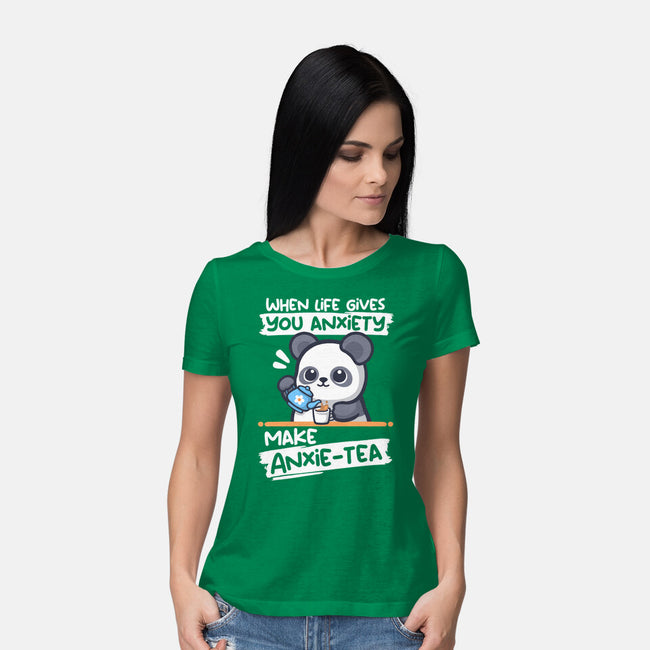 Anxie-tea Panda-Womens-Basic-Tee-NemiMakeit