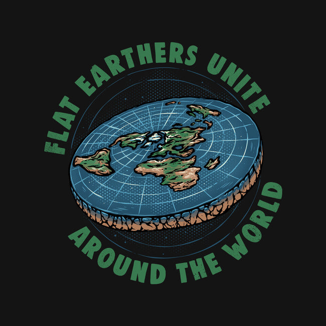 Flat Earthers Unite-None-Fleece-Blanket-glitchygorilla